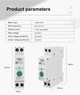 Умный автоматический выключатель Tuya Wi-Fi с защитой TOMZN TOB9-VAP 1P+N 110/220V 1–63A Цифровое реле со счетчиком (19645) - изображение 14