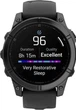 Смарт-годинник Garmin Fenix E 47mm AMOLED Slate Gray Steel with Black Silicone Band (010-03025-03/01) - изображение 4