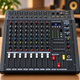 Аудіо мікшер 8 канальний Mixer BT 808D 8CH / Звуковий пульт-мікшер підсилювач з 16-бітним процесором - зображення 1