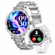 Женские смарт-часы Silver Elegance 1,32| AMOLED, 466×466, Bluetooth 5.3, IP68, SpO2, 100+ спортивных режимов, 2 ремешка - изображение 1