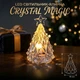 Декоративний LED світильник-ялинка на батарейках Crystal Magic 6x3.5 см - изображение 1