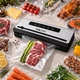 Кухонний вакуумний пакувальник – вакууматор для зберігання продуктів Sokany SK-13076 200 Вт - изображение 2