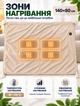 Плед-пончо с подогревом от USB 140х80 см, электрический плед с подогревом, плед с USB-подогревом от Powerbank, теплая накидка, ковдра с підігрівом, 3 режима нагрева, для дома, офиса, автомобиля и путешествий, бежевый - изображение 6