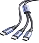 Кабель Ugreen 35087 USB Type-C - USB Type-C PD 100 Вт 1.5 м - зображення 1