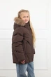 Куртка коротка для дівчинки YUKI коричневий 146 ЦБ-00297495 - зображення 3