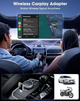 Беспроводной адаптер CarPlay и Android Auto Apex Business Supplies с подключением 5,8 ГГц - изображение 3