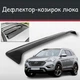 Спойлер дефлектор на люк Hyundai Grand Santa Fe Хюндай Гранд Санта Фе козирок даху - зображення 1