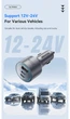 Автомобильное зарядное устройство Essager 200 Вт USB + 2TypeC PD3.0 CQ4+ технология быстрой зарядки - изображение 13