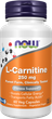 Suplement diety Now Foods L-Carnitine 250 mg 60 kapsułek (733739000620) - obraz 1
