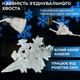 Гирлянда светодиодная штора GarlandoPro снежинка и звезда 12 фигур 3х1 м гирлянда звезда Синий 1733062BL - изображение 4
