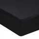 Простынь на резинке MirSon 90x190+25 см 00-8 Black Flowers поплин (2200009708107) - изображение 1