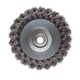 Щітка чашкова 125 мм, для КШМ, М14 (пучки крученого дроту) INTERTOOL BT-2125 - изображение 2