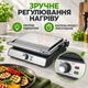 Электрогриль контактный гриль барбекю гриль-пресс с раскрытием 180° и регулировкой нагрева - изображение 4