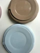 Дитяча силіконова тарілка на присосці з 3 секціями BPA Free, для прикорму та BLW, бежева - изображение 2