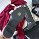 Высокие женские сапоги Chanel с пряжкой CC черные кожаные размер 40 - изображение 8