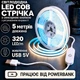 Светодиодная LED COB лента 5 метров, 320 LED на метр с сенсорной кнопкой USB 5V с регулировкой яркости, белый нейтральный, светильник для подсветки, питание от павербанка, 4000K - изображение 1