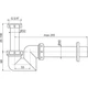 Сифон для біде Alcaplast A45F-DN40 - изображение 2