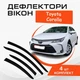 Дефлекторы боковых окон Toyota Corolla Тойота Королла с 2019- ветровики - изображение 1