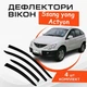 Дефлекторы боковых окон Ssangyong Actyon 2005-2010 ветровики - изображение 1