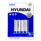 Батарейки алкалінові Hyundai LR03/AAA 1,5 В, 4 шт. - зображення 2