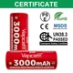 Аккумулятор 26650 LiFePO4 (LFP) Vapcell IFR26650 D30, 3000mAh, 50A, 3.6/3.2/2.0V, Red - изображение 7