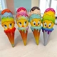 Игрушка антистресс сквиш Мороженое-рожок, 18x6,3 см, набор 4 шт, силиконовая - изображение 8