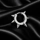 Кільце для вуха з шипами Asteel Срібло 6 мм - зображення 1