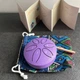 Глюкофон ручной на 6 нот 7,6 см с палочками и аксессуарами. Tongue Drum фиолетовый музыкальный инструмент, язычковый барабан - изображение 3