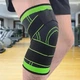Наколінник еластичний Knee Support з фіксувальними ременями, бандаж на коліно, фіксатор колінного суглоба для спорту, 1 шт - зображення 5