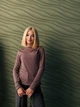 Трикотажная женская кофта лонгслив с асимметричным вырезом с длинным рукавом 50-52, Мокко - изображение 4