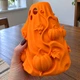 Ваза Призрак с тыквой для Хэллоуина (Halloween) оранжевая - изображение 7