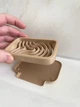 Мильниця для ванної кімнати 3D друк бежева - зображення 1