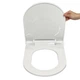 Крышка для унитаза с микролифтом Slim Inci, термопласт Sanpreis - изображение 3