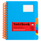 Зошит на спіралі "Notebook" клітина, A5, 200 аркушів, DSCN0752, роздільники (блакитний) - зображення 1