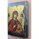 Писана грецька ікона Пресвятої Богородиці Скоропослушниця 15×20,5 см - зображення 4