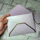 Конверт паперовий подарунковий Gold 12,5х17,4 см перламутр Бузковий 5-91775 - зображення 3