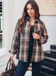 Рубашка Dressa 77914 размер 46-48 цвет коричневый - изображение 2