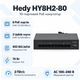 Коммутатор Hedy HY8H2-80 неуправляемый настольный 10 портов PoE AC100-240В - изображение 1