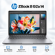 Ноутбук HP ZBook 8 G2a 14" WUXGA IPS AMD Ryzen 16 ГБ для профессиональных программ Серебристый (DZ4D1ET) - изображение 1