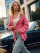 Кардиган вязаный Dressa 77976 размер 44-50 цвет яркий розовый - изображение 3