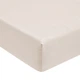 Простирадло на резинці MirSon полуторная 90х200+25 см Poplin Line 002 Milky White Поплін (2200006289050) - зображення 1