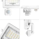 LED прожектор 20W VIDEX с датчиком движения 5000K из алюминия 2000Lm белый IP65 VL-F2e205W-S - изображение 5