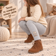 Детские теплые лосины для девочки на флисе, 130 см Серого цвета (NABITU kids leggings) - изображение 6