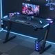 Комп'ютерний стіл Devoko, для геймерів з LED-підсвіткою, 120 × 60 см - зображення 2
