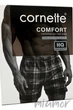 Трусы-боксеры с принтом Cornette Comfort 002/348 XL Темно-синий - изображение 3