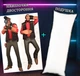 Дакимакура 150х50 см Снайпер TF2 Sniper Я тебя вижу Team Fortress 2 Подушка с двухсторонней наволочкой - изображение 2