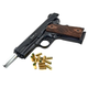 Стартовый пистолет Kuzey 911 black, деревянные ручки, с доп. магазином (Colt 1911) - изображение 3
