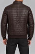 Куртка мужская однотонная экокожа коричневый 214R605-5 AGER S - изображение 5