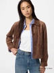 Куртка демисезонная короткая женская Uniqlo 241884252 XS Коричневая (1162245175) - изображение 1