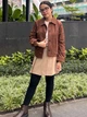 Куртка демисезонная короткая женская Uniqlo 241884252 XS Коричневая (1162245175) - изображение 2